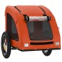Remolque de bicicleta mascotas hierro tela Oxford naranja de vidaXL, Cochecitos para mascotas - Ref: Foro24-93949, Precio: 93...