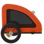 Remolque de bicicleta mascotas hierro tela Oxford naranja de vidaXL, Cochecitos para mascotas - Ref: Foro24-93949, Precio: 93...