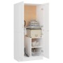 Armario de madera contrachapada blanco 82,5x51,5x180 cm de vidaXL, Armarios roperos - Ref: Foro24-803434, Precio: 157,69 €, D...