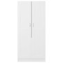 Armario de madera contrachapada blanco 82,5x51,5x180 cm de vidaXL, Armarios roperos - Ref: Foro24-803434, Precio: 157,69 €, D...