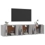 Muebles para TV de pared 3 uds gris Sonoma 57x34,5x40 cm en Muebles TV | Comprar online en Foru.es