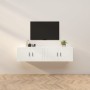 Muebles para TV de pared 2 uds blanco 80x34,5x40 cm en Muebles TV | Comprar online en Foru.es
