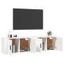 Muebles para TV de pared 2 uds blanco 80x34,5x40 cm en Muebles TV | Comprar online en Foru.es