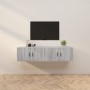 Muebles para TV de pared 2 uds gris Sonoma 80x34,5x40 cm en Muebles TV | Comprar online en Foru.es