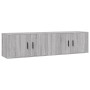 Muebles para TV de pared 2 uds gris Sonoma 80x34,5x40 cm en Muebles TV | Comprar online en Foru.es