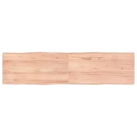Tablero mesa madera tratada borde natural marrón 160x40x(2-4)cm de vidaXL, Tableros para mesas - Ref: Foro24-363968, Precio: ...