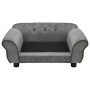 Sofá para perros felpa gris oscuro 72x45x30 cm en Camas para perros | Comprar online en Foru.es