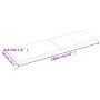 Tablero mesa madera tratada borde natural marrón 160x50x(2-4)cm de vidaXL, Tableros para mesas - Ref: Foro24-363970, Precio: ...