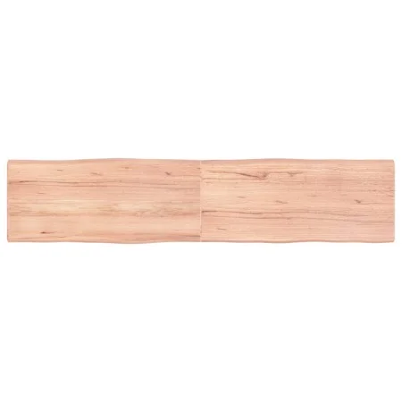 Tischplatte aus behandeltem Holz mit naturbrauner Kante, 180 x 40 x (2–4) cm von vidaXL, Tischplatten - Ref: Foro24-363974, P...