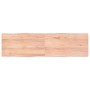 Tablero mesa madera tratada borde natural marrón 180x50x(2-4)cm de vidaXL, Tableros para mesas - Ref: Foro24-363976, Precio: ...
