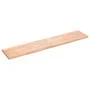 Tischplatte aus behandeltem Holz mit naturbrauner Kante, 180 x 40 x (2–4) cm von vidaXL, Tischplatten - Ref: Foro24-363974, P...