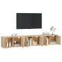 Muebles para TV de pared 3 uds roble Sonoma 80x34,5x40 cm en Muebles TV | Comprar online en Foru.es