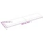 Tischplatte aus behandeltem Holz mit naturbrauner Kante, 180 x 40 x (2–4) cm von vidaXL, Tischplatten - Ref: Foro24-363974, P...