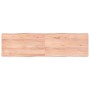Tablero mesa madera tratada borde natural marrón 180x50x(2-6)cm de vidaXL, Tableros para mesas - Ref: Foro24-363977, Precio: ...