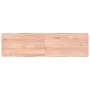 Treated wood table board with natural brown edge, 180x50x(2-6)cm. by vidaXL, Table tops - Ref: Foro24-363977, Price: 71,09 €,...