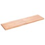 Tablero mesa madera tratada borde natural marrón 180x50x(2-6)cm de vidaXL, Tableros para mesas - Ref: Foro24-363977, Precio: ...