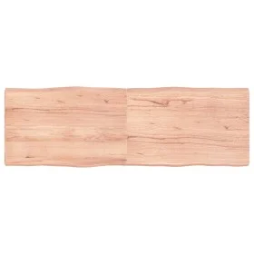 Tablero mesa madera tratada borde natural marrón 180x60x(2-6)cm de vidaXL, Tableros para mesas - Ref: Foro24-363979, Precio: ...