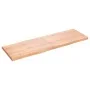 Treated wood table top with natural brown edge 180x60x(2-6)cm by vidaXL, Table tops - Ref: Foro24-363979, Price: 80,66 €, Dis...