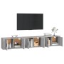 Muebles para TV de pared 3 uds gris Sonoma 80x34,5x40 cm en Muebles TV | Comprar online en Foru.es
