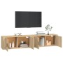 Muebles para TV de pared 2 uds roble Sonoma 100x34,5x40 cm en Muebles TV | Comprar online en Foru.es