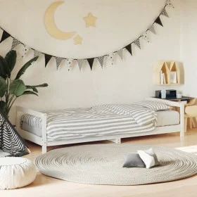 Estructura de cama para niños madera de pino blanco 90x190 cm de vidaXL, Cunas y camas para niños - Ref: Foro24-834403, Preci...