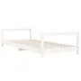 Estructura de cama para niños madera de pino blanco 90x190 cm de vidaXL, Cunas y camas para niños - Ref: Foro24-834403, Preci...