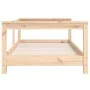 Estructura de cama para niños madera maciza de pino 70x140 cm de vidaXL, Cunas y camas para niños - Ref: Foro24-834396, Preci...