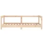 Estructura de cama para niños madera maciza de pino 70x140 cm de vidaXL, Cunas y camas para niños - Ref: Foro24-834396, Preci...