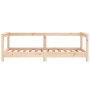 Estructura de cama para niños madera maciza de pino 70x140 cm de vidaXL, Cunas y camas para niños - Ref: Foro24-834396, Preci...