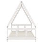 Estructura de cama para niños madera de pino blanco 90x190 cm de vidaXL, Cunas y camas para niños - Ref: Foro24-834463, Preci...