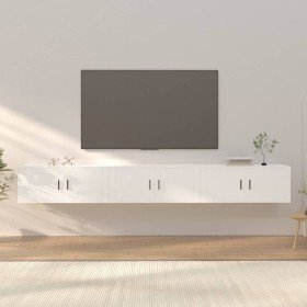 Muebles para TV de pared 3 uds blanco 100x34,5x40 cm en Muebles TV | Comprar online en Foru.es