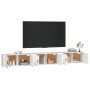 Muebles para TV de pared 3 uds blanco 100x34,5x40 cm en Muebles TV | Comprar online en Foru.es