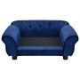Sofá para perros felpa azul 72x45x30 cm en Camas para perros | Comprar online en Foru.es