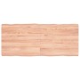 Tablero mesa madera tratada roble borde natural 140x60x6 cm de vidaXL, Tableros para mesas - Ref: Foro24-363967, Precio: 65,6...