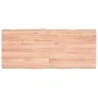 Treated oak wood table top with natural edge 140x60x6 cm by vidaXL, Table tops - Ref: Foro24-363967, Price: 65,62 €, Discount: %