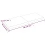 Tablero mesa madera tratada roble borde natural 140x60x6 cm de vidaXL, Tableros para mesas - Ref: Foro24-363967, Precio: 65,6...