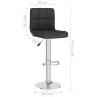 Taburetes de cocina 2 unidades tela negro de vidaXL, Taburetes de cocina - Ref: Foro24-334245, Precio: 138,93 €, Descuento: %