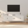 Set de muebles de TV 3 piezas madera contrachapada blanco en Muebles TV | Comprar online en Foru.es