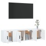 Set de muebles de TV 3 piezas madera contrachapada blanco en Muebles TV | Comprar online en Foru.es
