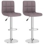 Taburetes de cocina 2 unidades tela gris taupe de vidaXL, Taburetes de cocina - Ref: Foro24-334248, Precio: 138,09 €, Descuen...
