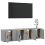 Set de muebles para TV 3 pzas madera contrachapada gris Sonoma en Muebles TV | Comprar online en Foru.es