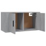 Set de muebles para TV 3 pzas madera contrachapada gris Sonoma en Muebles TV | Comprar online en Foru.es