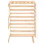Extensión para cobertizo de cubos de basura madera maciza pino de vidaXL, Soportes para contenedores de residuos - Ref: Foro2...