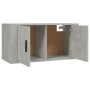 Set de muebles de TV 2 pzas madera contrachapada gris hormigón en Muebles TV | Comprar online en Foru.es