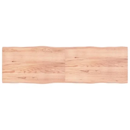 Tablero mesa madera tratada borde natural marrón 200x60x(2-4)cm by vidaXL, Table tops - Ref: Foro24-363984, Price: 109,37 €, ...