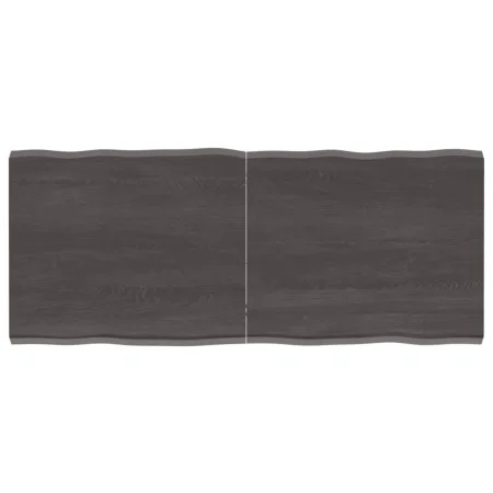 Tablero mesa madera tratada borde vivo marrón 120x50x(2-4) cm de vidaXL, Tableros para mesas - Ref: Foro24-364024, Precio: 58...