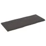 Tablero mesa madera tratada borde vivo marrón 120x50x(2-4) cm de vidaXL, Tableros para mesas - Ref: Foro24-364024, Precio: 58...