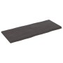 Tablero mesa madera tratada borde vivo marrón 120x50x(2-4) cm de vidaXL, Tableros para mesas - Ref: Foro24-364024, Precio: 58...