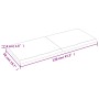 Tablero mesa madera tratada borde vivo marrón 120x50x(2-4) cm de vidaXL, Tableros para mesas - Ref: Foro24-364024, Precio: 58...