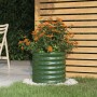 Jardinera de acero galvanizado verde 40x40x36 cm en Macetas y jardineras | Comprar online en Foru.es